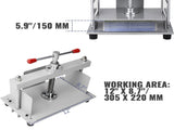 Manual Paper Press Machine, 12x8.6 inch for A4 Sized Papers Flatting Machine, 10cm Thickness Steel V952-ZDJ20YPJSD21VV88HV0
