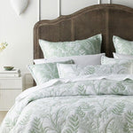 Bianca Eden Sage Jacquard Bedspread Set Super King V442-BCA-BEDSPREAD-EDEN-SAGE-SK