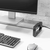 Monitor Desk Stand with USB 3.0 Charging Hub - Black V1031-BL-LDRHBK739