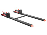 Pallet Forks, 1814 kg Clamp on Pallet Forks, 149 cm Total Length Heavy-Duty Tractor Fork with V952-TPHCKDJK60INXOZ1G001V0
