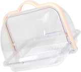 Transparent Food Storage Container with Lid and Drip Tray for Bread Milk Packaging V1258-DP02-BOL-153