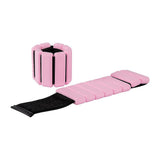 2-Piece Ankle & Wrist Weights 2kg Pair Adjustable Workout Bangles V63-952781