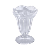 6pcs Ice Cream Cup Creative Unique Flower Sundae Glass Cup Multifunctional Transparent Dessert Cups V1294-YM0703-230704TW01-1