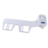 NonElectric Mechanical Toilet Bidet Sprayer Self Cleaning with Single Nozzle Attachment White V1294-YM0901-3112200112312