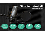 Alpha Acoustic Foam 20pcs 30x30x5cm Sound Absorption Proofing Panel Studio Wedge AFB-12T-20