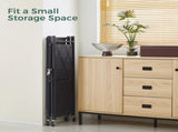 CARLA HOME 5-Tier Foldable Storage Shelf with Wheels for Kitchen, Garage, Pantry or Basement LSB-36142