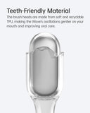 Cushioned Toothbrush Heads 6 Pack, New 2025 Version Replacement Heads Compatible with Wave/Wave V1258-DP02-WO-28