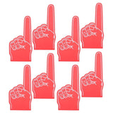 8pcs Red Foam Finger Sleeve for Cheerleaders and Sports Fans V1369-AZ3-W-17237