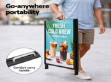 A1 Frame Sign Stand Double Sided Poster Display Board Outdoor Advertising 60x90cm SIB-AD-60X90-BK