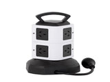 Tower Power Board with 6 Outlets 2X USB A & 2X USB C V196-PT610