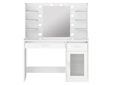 Levede Vanity Desk Makeup Mirror Storage Dressing Table VM1030-WH-AU