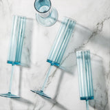 Champagne Flutes 6 OZ Square Champagne Glasses Stemmed Coupes Reusable Wedding Toasting Glasses 12 V1369-AZ3-W-08237