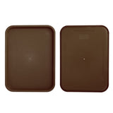2pcs Food Tray Multifunctional Thickened Slip Resistance Chinese Fast Food Serving Tray for Dining V1294-YM0523-3118220042813