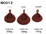 Red 3-Piece Wall-Mounted Cotton Rope Storage Baskets Large, Medium, and Small Hand-Woven V888-ELOSUNG13641