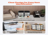 Plastic Storage Drawers, 2 Pack Storage Organizer Drawer, 6 Drawers Closet Organization and Storage V952-CWCT1YKLDD1GCPFV6001V0