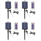 4X 1200mAh Solar Panel Control Box Kits Lithium Battery Panel for 3.7V 24V LED String Strip Lamp DC V1370-AZ4-10136