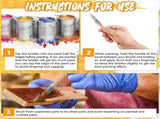 12Pcs Painting Tool Edge Clean Painting Tool Corner Paint Brush Round Small Paint Brushes Thin V1192-AZ-W-22084