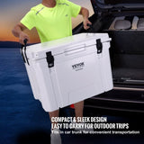 Insulated Portable Cooler, 65 qt, Holds 65 Cans, Retention Hard Cooler with Heavy Duty Handle, V952-BXSYLQQGS65QTSVSEV0