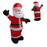 Blow Up Father Christmas Lighted 1.8m Polyester Fiber Inflatable Father Christmas for Event Venue V1294-YM0901-3115230107212