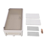 Wall Mounted Tissue Holder PP ABS Water Proof Multifunctional Toilet Paper Dispenser Box with V1294-YM0901-3117250168711