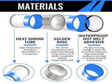 400-Piece Solder Seal Wire Connectors with Heat Shrink Butt Connectors V1107-145-50800