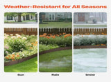 Steel Landscape, 5 Packs 990 x 181 mm Rust-Resistant Metal Landscape, Bendable Garden V952-DXGJSPZ5PCS39ATCXV0