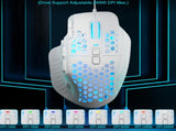 SOLAKAKA SM809 Pro Triple-Mode Wireless Gaming Mousewhite V1300-SM809-WHITE