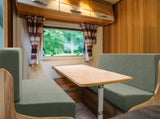 100% Waterproof RV Dinette Cushion Covers Booth Set Elastic Camper Replacement Couch Washable V1259-DP01-A-4443