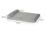 PaWz Pet Bed Chew Proof Memory Foam M Medium PT1217-M-GY_NZ