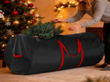 5ft Christmas Tree Storage Bag Heavy Duty Xmas Storage Container with Reinforced Handles for Indoor V1366-AZ2-W-16629
