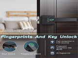 Fingerprint Door Lock Biometric Smart Handle Bedroom Hotel Warehouse Office F180B V1366-AZ2-W-15817