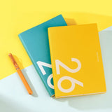 2026 Weekly Monthly Planner Dated Page PU Leather Academic Planner Notebook with Ribbon Bookmarks V1192-AZ-W-23279