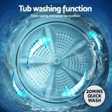 Devanti 6kg Top Load Washing Machine White TWM-G1-6KG-WH