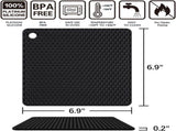 Square Silicone Trivet Mat V1259-DP01-A-4549