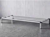 Giantz 122x51cm Aluminum Dunnage Rack Heavy Duty Kitchen Storage Platform DNR-ALU-48X20