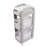 Thickened Enlarged Basket Shelf Cart Multi Layers Storage Rack Removable Floor Standing Multi Layer V1294-YM0901-3117230267312