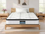 Giselle Bedding King Single Mattress 30cm Pocket Spring Euro Top Medium Firm Foam MATTRESS-E-VERVE-30-KS