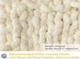 500g Chunky Yarn Ball approx 54m Chenille Chunky Fur Yarn Soft Wool Chunky Yarn Soft V1237-ZY-203-3313