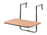 Balcony Hanging Table, 595 x 400 mm Folding Balcony Railing Table, Outdoor Balcony Bar Table for V952-FXGZSM25INCHDZVCRV0