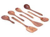 Wooden Spatula Spoon Set Kitchenware Utensil Nonstick Mixing Spatula Pot Spoon with Long Handle for V1294-YM0901-3118210209911