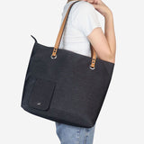 Wine Purse with Hiddens Spout, Tote Beach Bag for Women Large Wine Spout Purse, Holds and Pours 2 V1192-AZ-W-14142