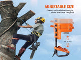 Tree Climbing Spikes Set, 1 Pair Alloy Steel Climbing Spurs with Safety Rope and Safety Harness, V952-PSZZPZCZHKPZ0IXFTV0