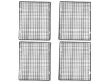 4PCS Barbecue Cooling Rack Stainless Steel Cooling Grid Tray Cake Cookies Baking Rack for Kitchen V1294-YM0718-3113210312511