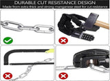 Bike Chain Lock, 5 Digit Combination High Security Bicycle Lock Resettable Heavy Duty Cycling Chain V1308-DSZKI-1199-3