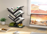 CARLA HOME 5-Tier Tree Bookshelf Storage Rack for Home Office or Bedroom LSB-36164