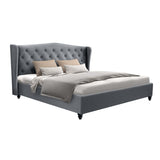 Artiss Bed Frame King Size Grey PIER BFRAME-E-PIER-K-GY-AB