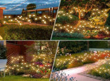 Solar Lights Outdoor Waterproof 4 Pack of 32 LEDs Garden Patio Firefly Decoration Unique Gifts Women V1079-SOLARLIGHT01