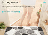 Green Bath Mat - Super Absorbent, Non-Slip Bathroom Floor Mat - 50x80cm V888-ELOSUNG19384