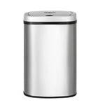 Devanti 50L Sensor Bin Motion Rubbish Automatic Silver SB-D-50-SS