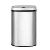 Devanti 50L Sensor Bin Motion Rubbish Automatic Silver SB-D-50-SS